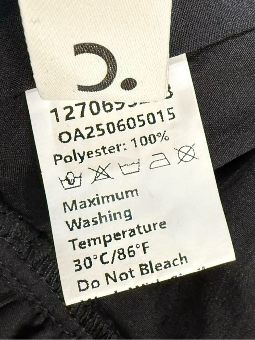 Commense Black Structured Mini Dress Gold Button Pocket Bubble Hem Medium NWT - Picture 7 of 8